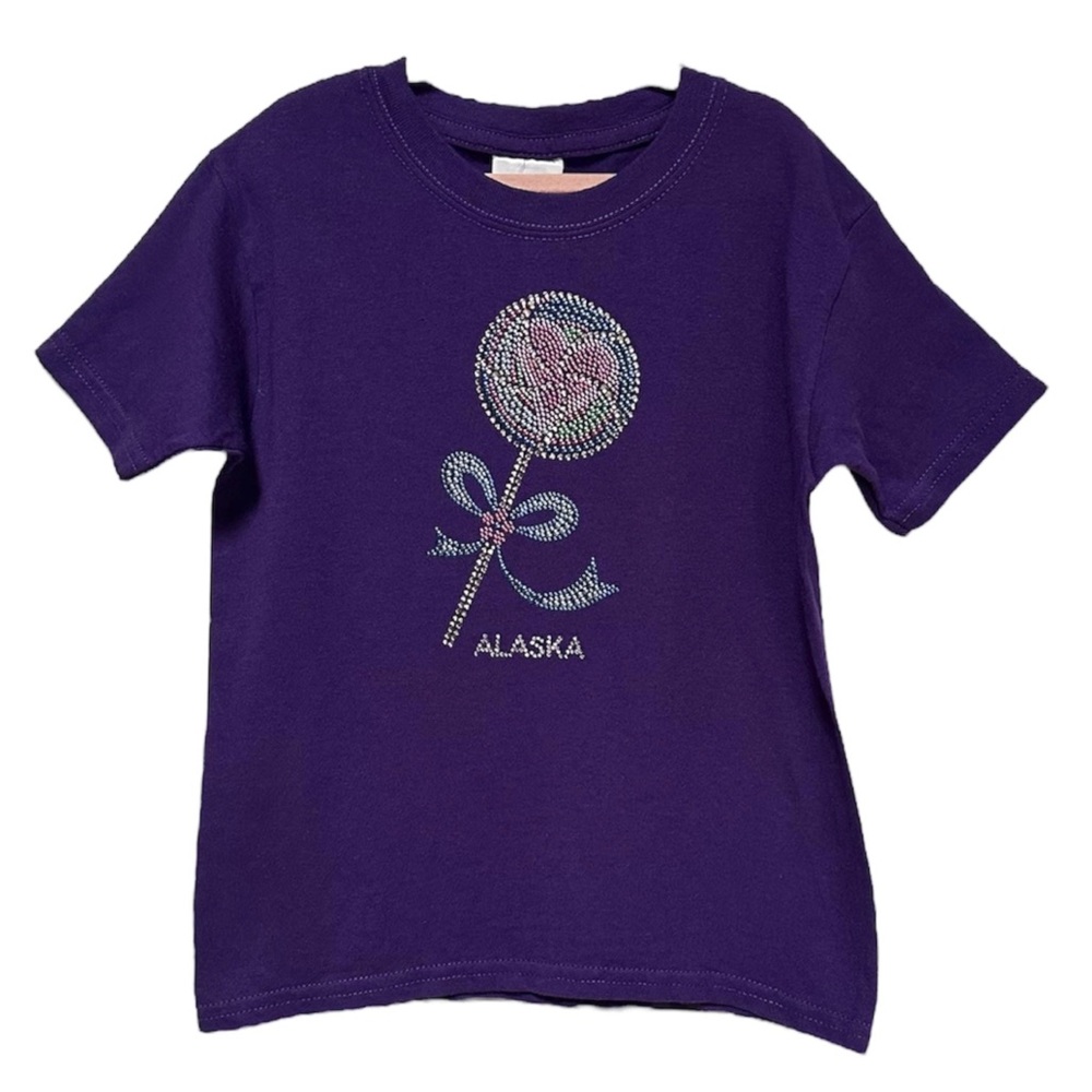 Gildan Bejeweled Alaska Lollipop Short Sleeve T-Shirt Youth